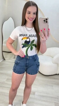 T-shirt 100% Algodão
