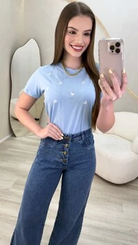 T-shirt Bordada