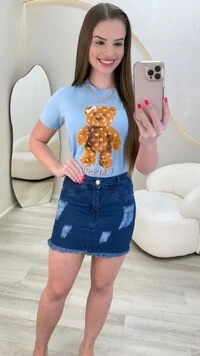 T-shirt 100% Algodão