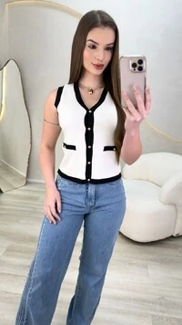Colete Tricô Lia