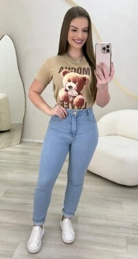 Calça Jeans Mom
