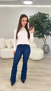 Calça Jeans Flare
