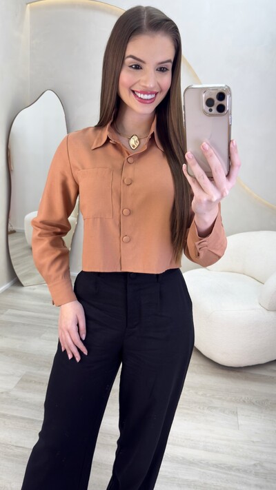 Foto Camisa Cropped Júlia