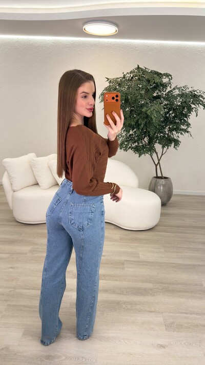 FotoCalça Jeans Wide Leg
