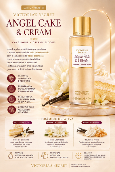 Foto Body Splash Angel Cake e Cream - Victoria’s Secret