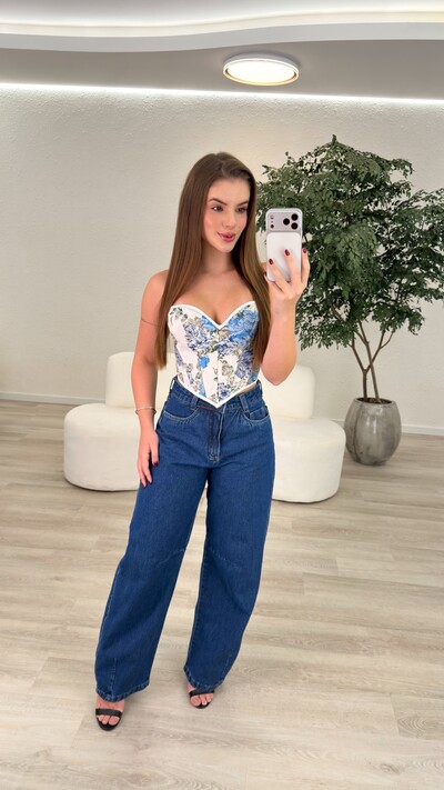 Foto Calça Jeans Balloon