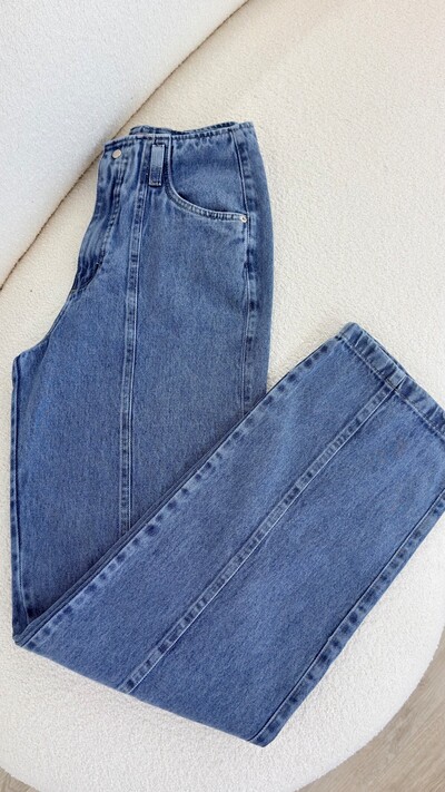 Foto Calça Jeans Wide Leg