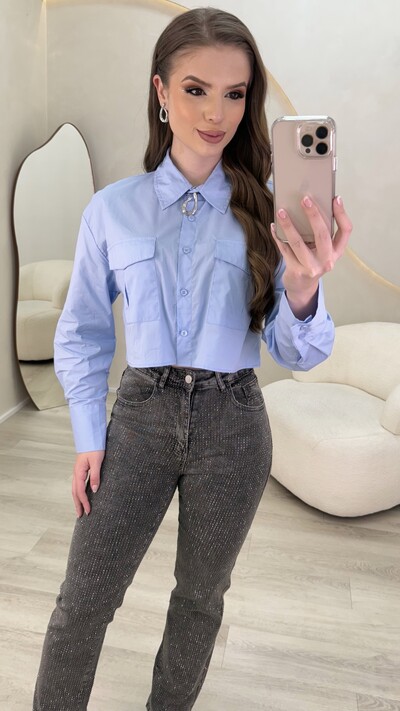 Foto Camisa Cropped Anne