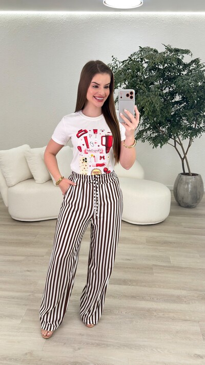Foto Calça Pantalona Marina