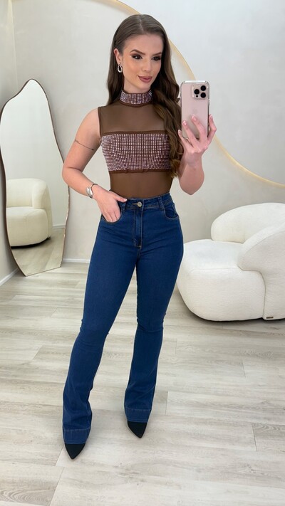 Foto Calça Jeans Flare