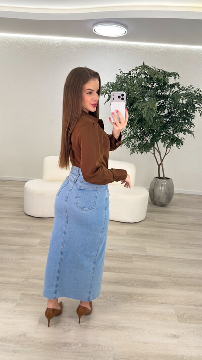 FotoSaia Mídi Jeans