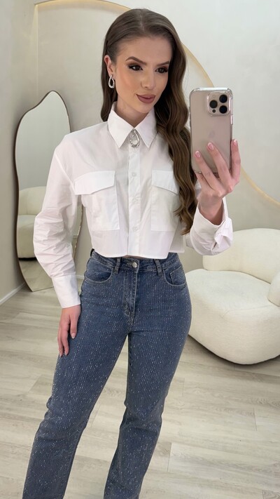 Foto Camisa Cropped Anne