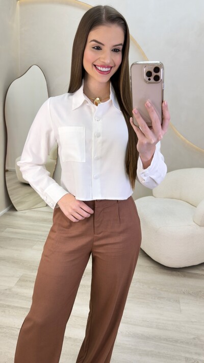 Foto Camisa Cropped Júlia