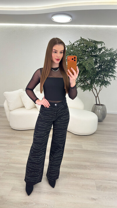 Foto Calça Jeans Wide Leg