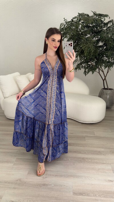 Foto Vestido Indiano Jasmim