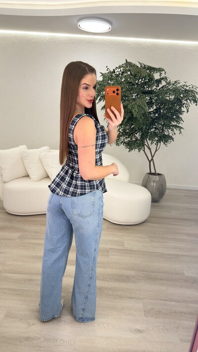 FotoCalça Jeans Wide Leg