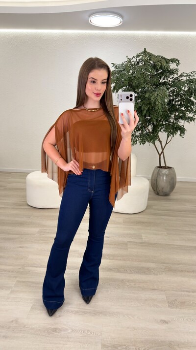 Foto Calça Jeans Flare