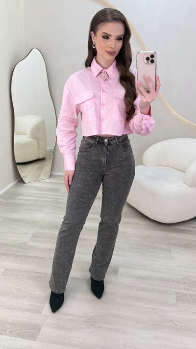 Foto Calça Jeans Wide Leg