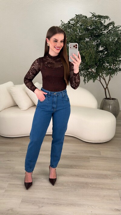 Foto Calça Jeans Mom
