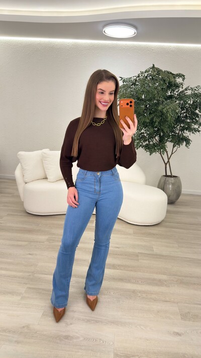 Foto Calça Jeans Flare