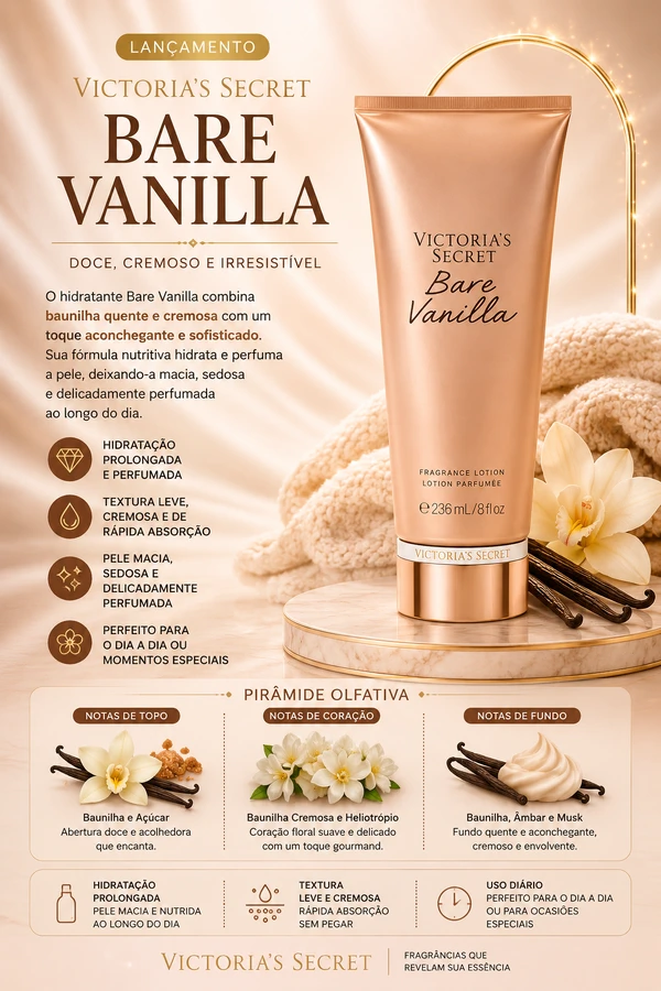 Hidratante Bare Vanilla - Victoria’s Secret