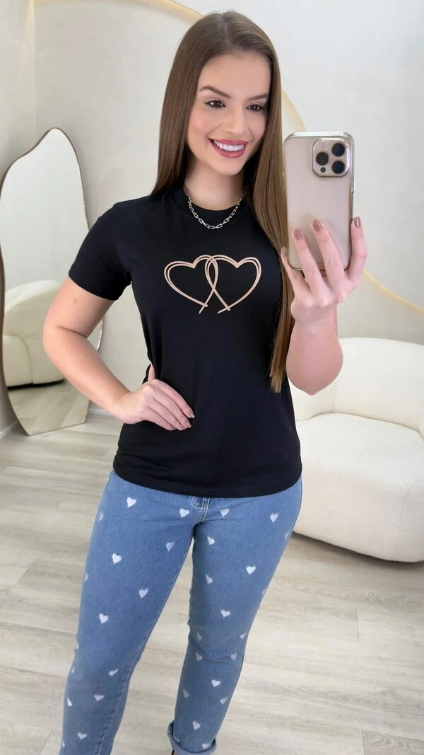 T-shirt 100% Algodão