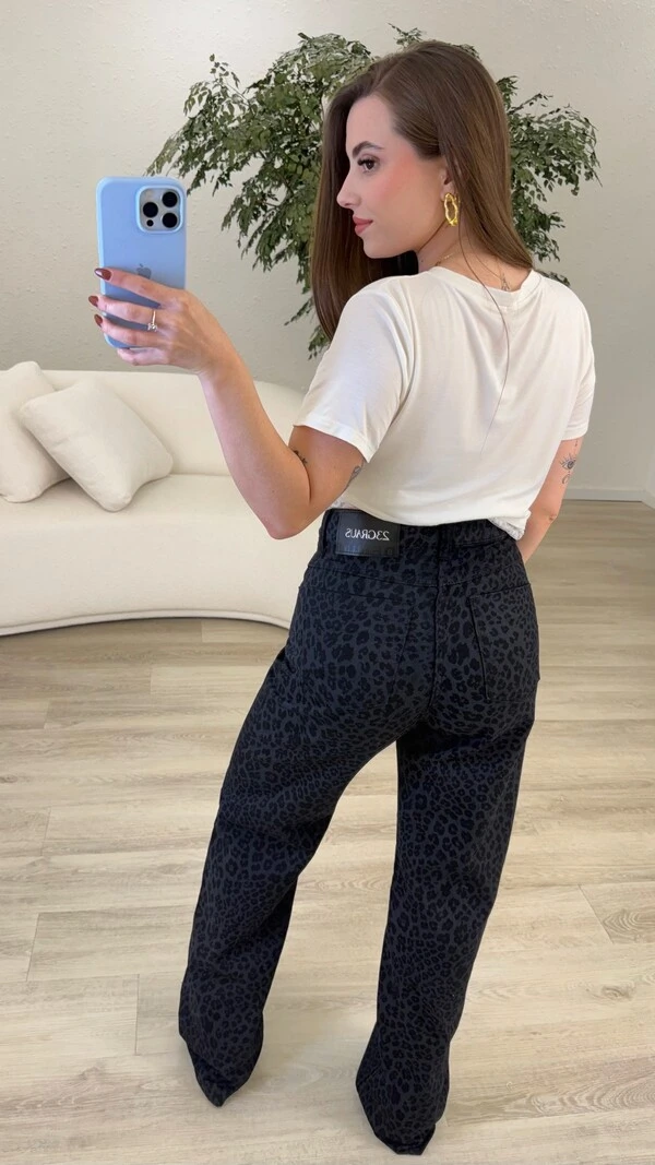 Calça Jeans Wide Leg