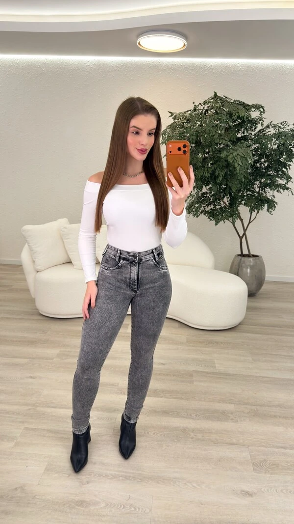 Calça Jeans Skinny