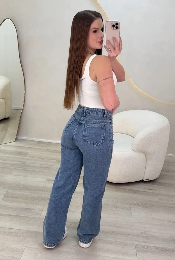 Calça jeans Wide Leg