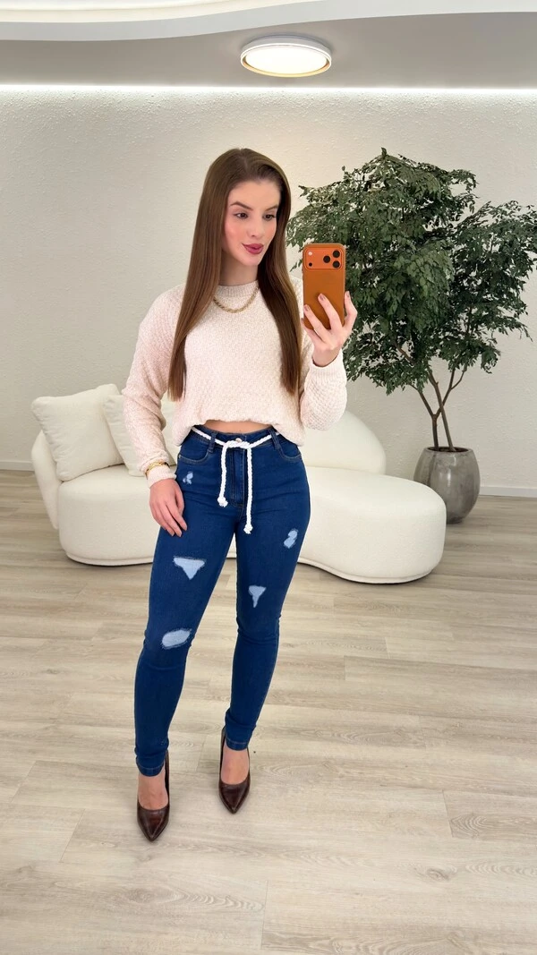 Calça Jeans Skinny