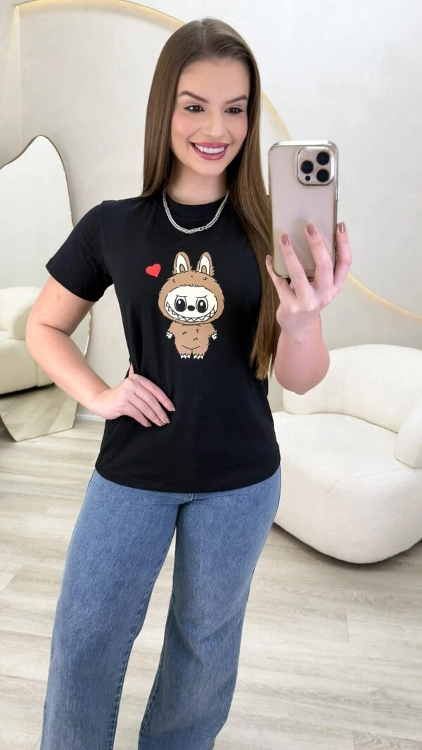T-shirt 100% Algodão