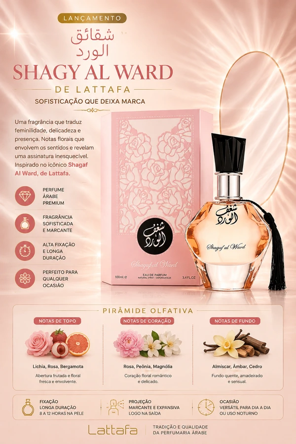 Perfume Shaghaf Al Ward - Eau de Parfum