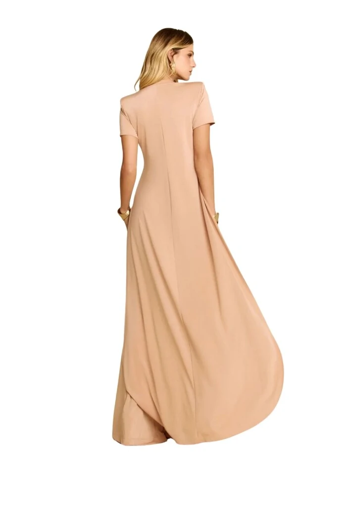 Foto Blusa Capa Longa Bege