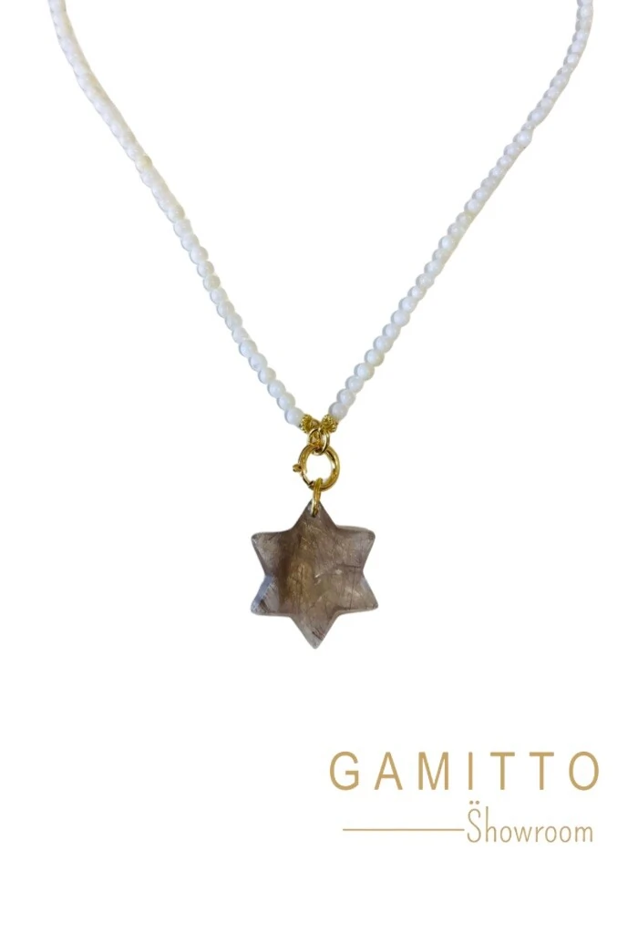 FotoColar Pérola Estrela em Banho Ouro