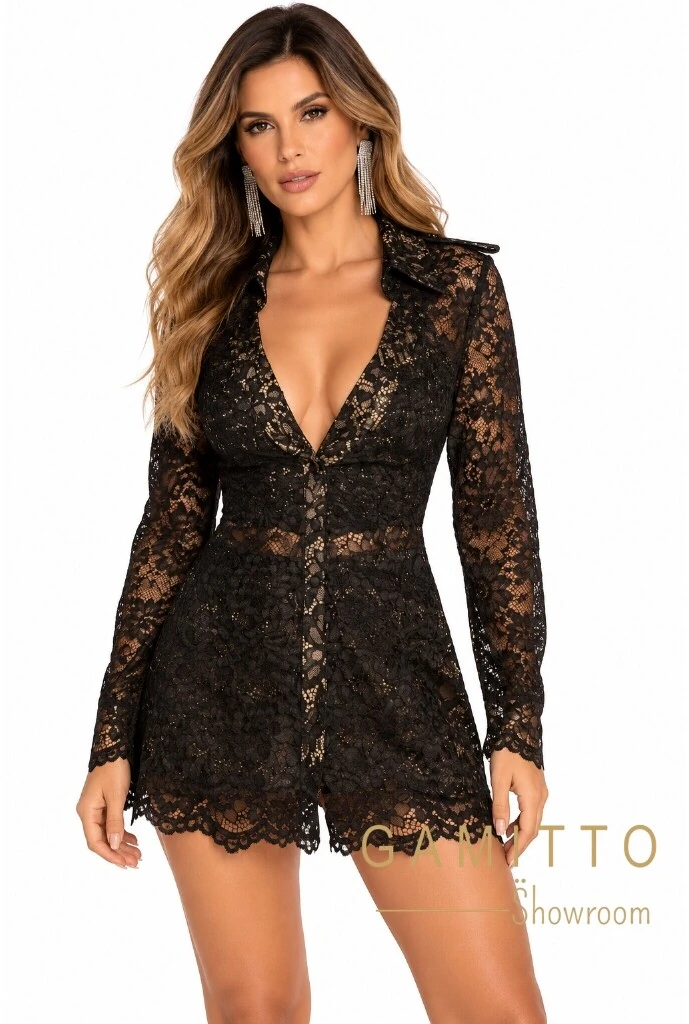 Foto Camisa em Renda