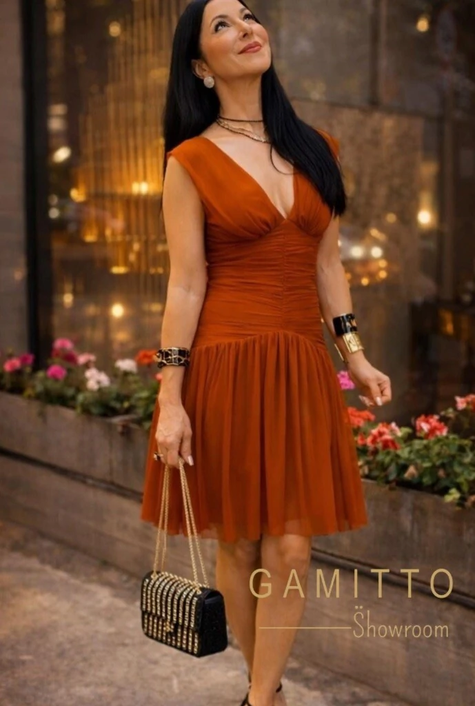 FotoVestido Curto em Tule