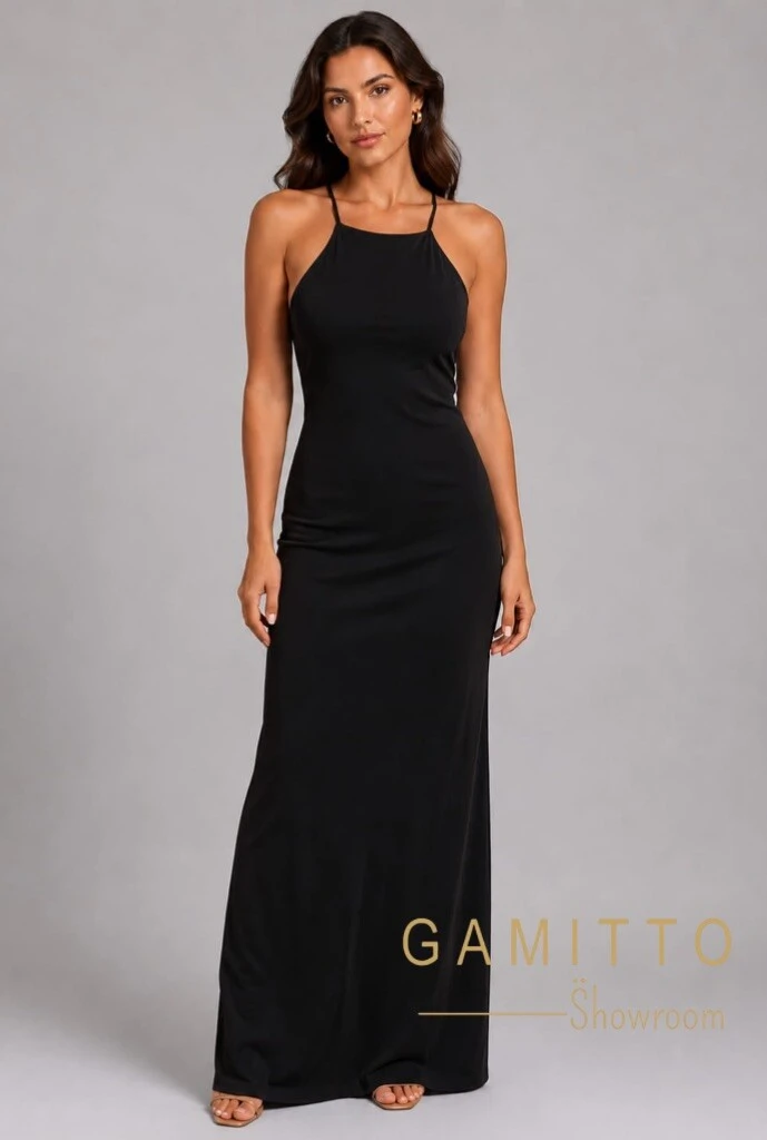 Foto Vestido Longo em Camurça