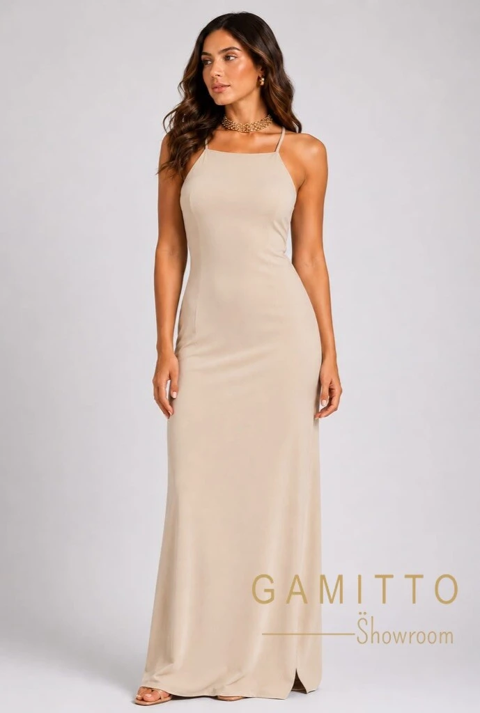 Foto Vestido Longo em Camurça