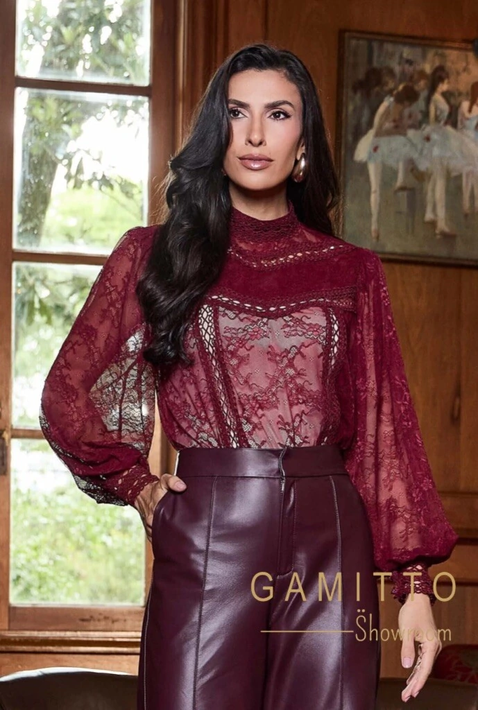 FotoBlusa Renda Entremeio