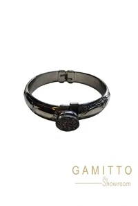 Bracelete Drusa em Banho Prata