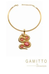Gargantilha em Banho Ouro