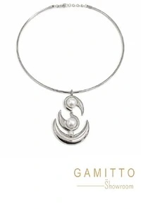 Colar Pérolas em Banho Prata