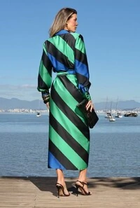 Vestido Midi Estampado