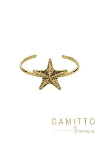 Pulseira Estrela em Banho Ouro Vintage