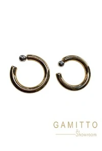 Brinco Argola em Banho Ouro