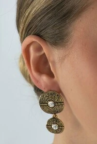 Brinco em Banho Ouro Vintage