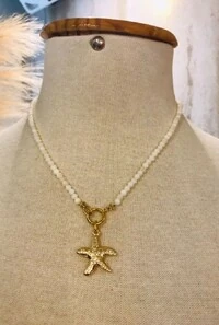 Colar Pérolas Estrela do Mar
