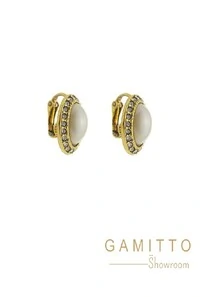 Brinco de Pressão em Banho Ouro Vintage