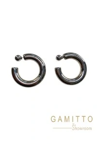 Brinco Argola em Banho Prata