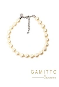 Colar Pérolas Pequeno em Banho Prata